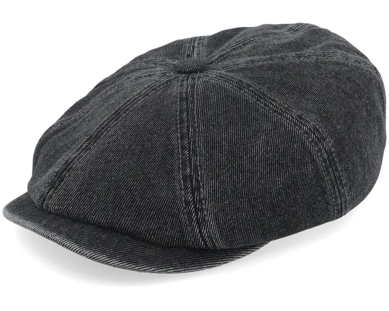 Stetson Hatteras Denim Garage Theme Black Denim Flat Cap online