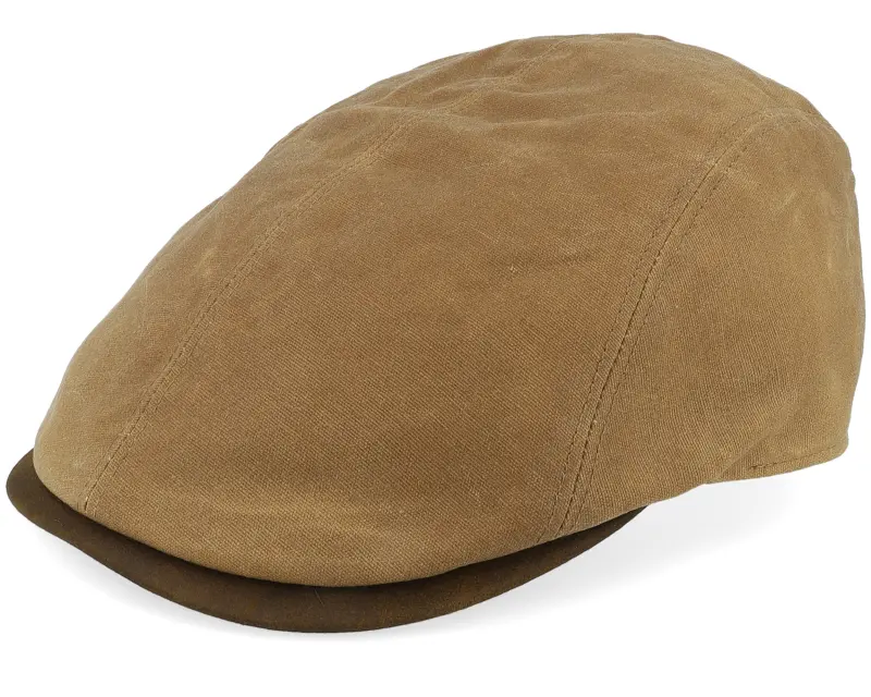 Stetson Ivy Cap Waxed Cotton Wr Chestnut Flat Cap online