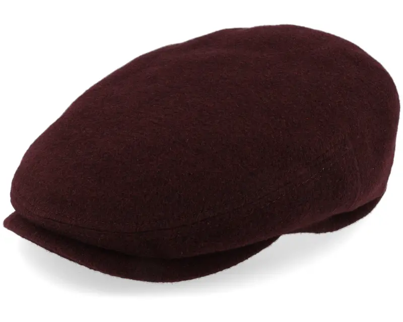 Stetson Kent Wool/Cashmere Ef Burgundy Flat Cap online