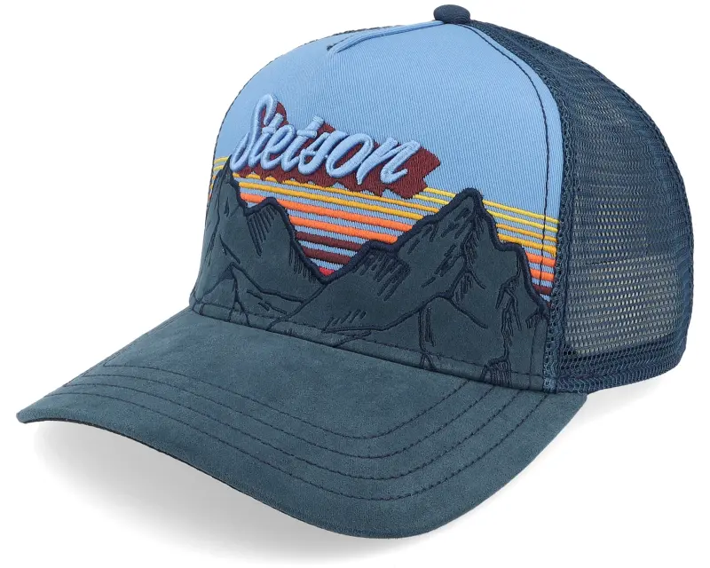 Stetson Mountain Mist Smokey Blue/Grey A-Frame Trucker online