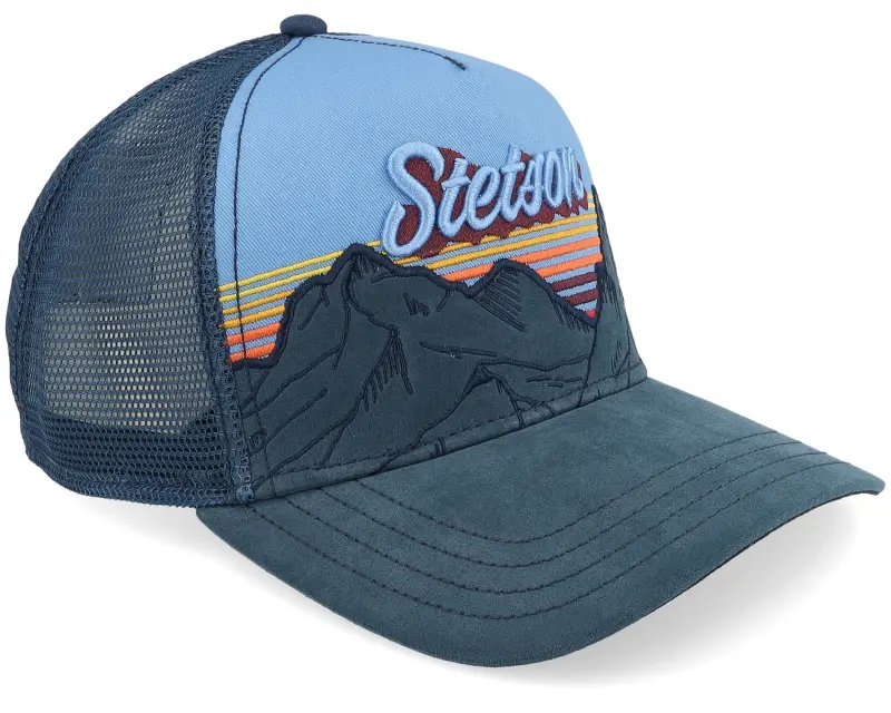 Stetson Mountain Mist Smokey Blue/Grey A-Frame Trucker online