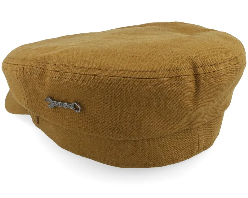 Stetson Riders Waxed Cotton Garage Theme Ochre Vega Cap online