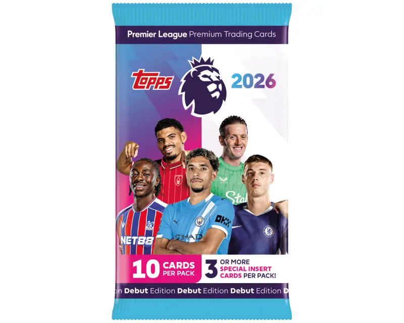 Topps Premier League 2026 Card Pack (10 cards) online