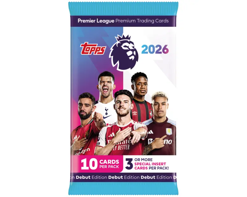 Topps Premier League 2026 Card Pack (10 cards) online
