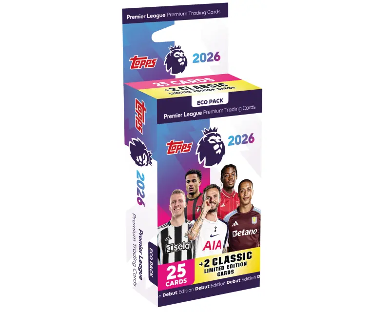 Topps Premier League 2026 Eco Pack (25 cards + 2 Limited Edition) online