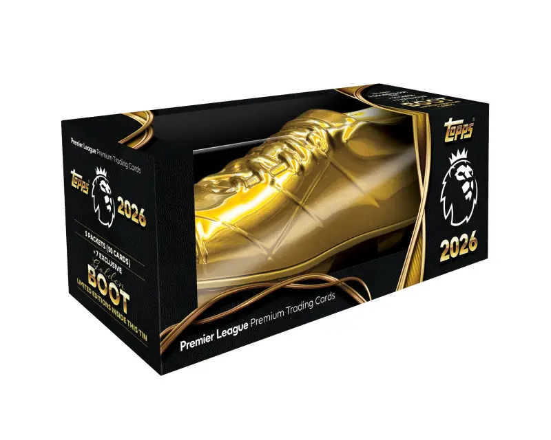 Topps Premier League 2026 Golden Boot Tin (50 Cards + 7 Exclusive) online