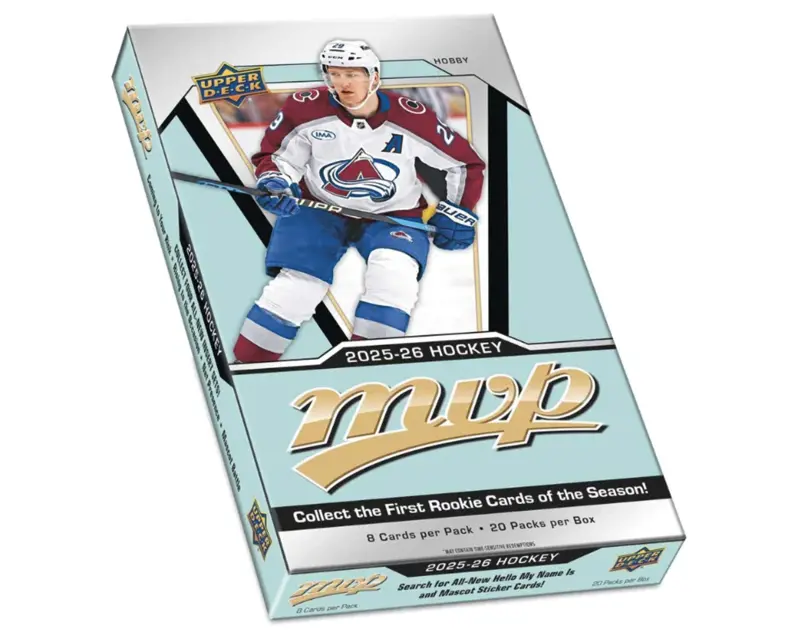 Upper Deck NHL 2025-26 Mvp Hobby Box – 20 Packs (160 Cards) online