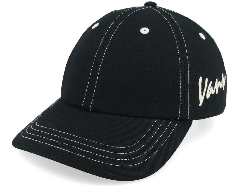 Vans Classic Script Curved Bill Jockey Black Dad Cap online