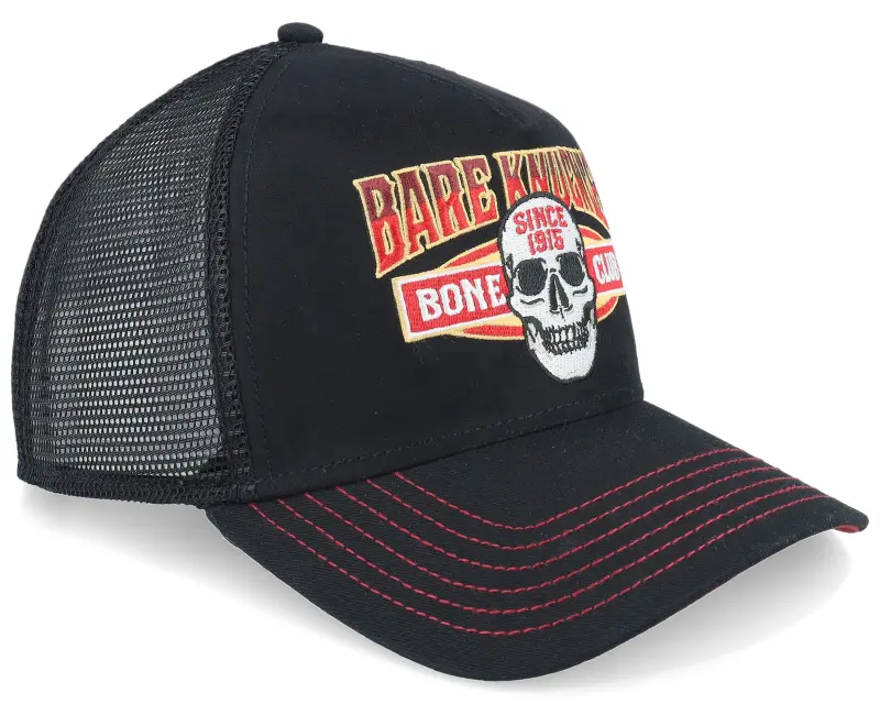 Von Dutch Bare Knuckle By Jj Hats Black A-frame Trucker online