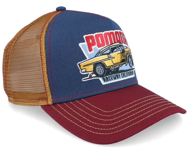 Von Dutch Pomona Raceway By Jj Hats Wine/Navy A-Frame Trucker online