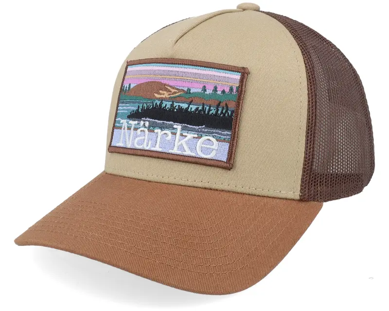 Wild Spirit Swedish Närke Landscape Khaki/Brown/Caramel A-Frame Trucker online