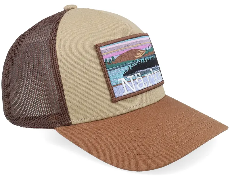 Wild Spirit Swedish Närke Landscape Khaki/Brown/Caramel A-Frame Trucker online