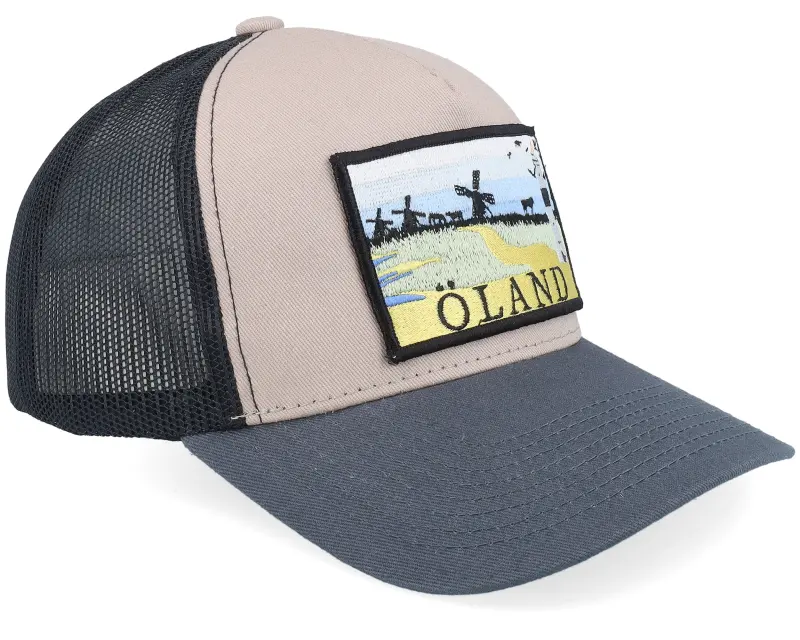 Wild Spirit Swedish Öland Landscape Light Grey/Black/Charcoal A-Frame Trucker online
