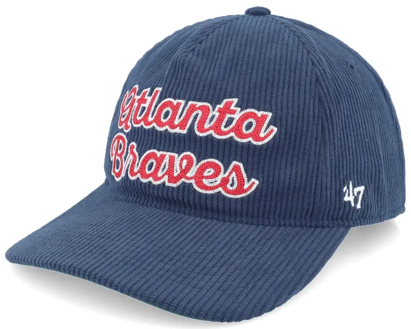 47 Brand Atlanta Braves Chainscript Hitch Lc Navy Dad Cap online