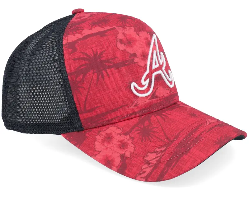 47 Brand Atlanta Braves MLB 47 Offside Dt Red/Black A-frame Trucker online