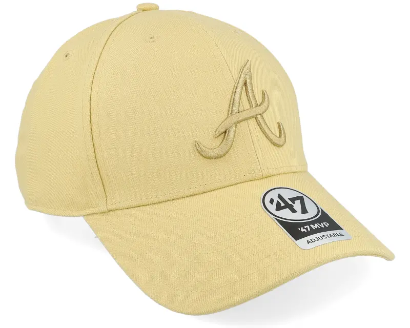 47 Brand Atlanta Braves Mvp Light Gold Adjustable online