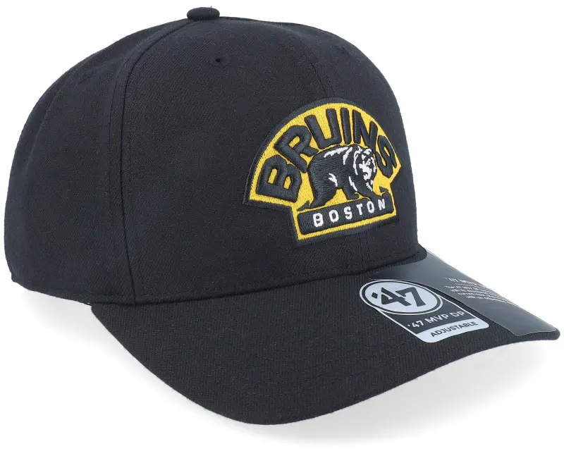 47 Brand Boston Bruins Cold Zone Mvp DP Logo Black/Yellow Adjustable online