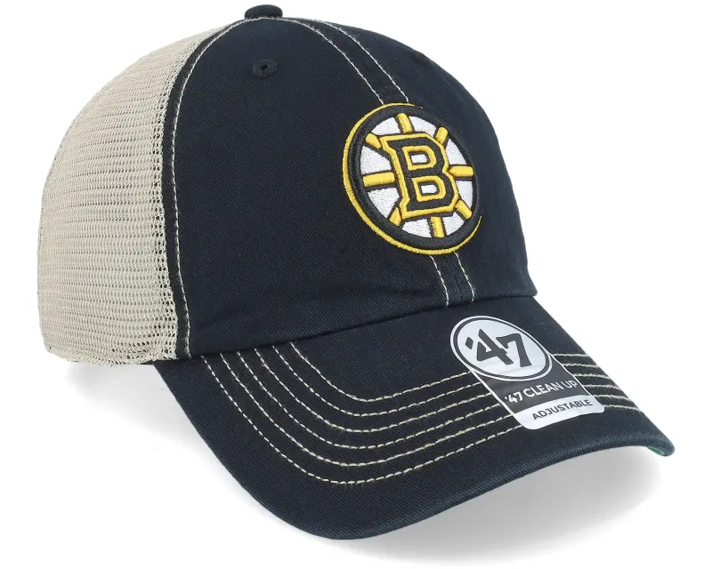 47 Brand Boston Bruins NHL Trawler Clean Up Black Trucker online