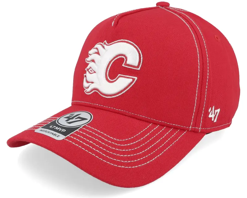 47 Brand Calgary Flames Contrast Stitch 47 Mvp Dt Red A-frame Adjustable online