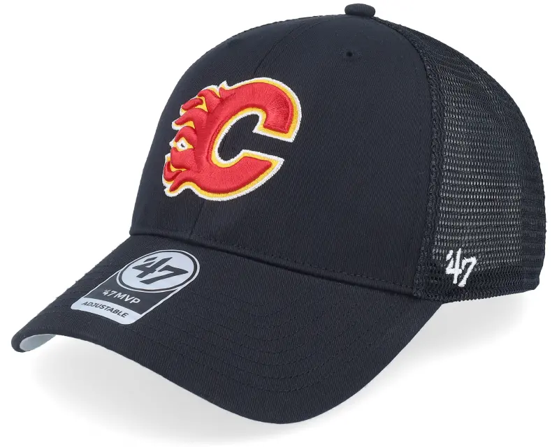 47 Brand Calgary Flames NHL Branson 47 MVP Black Trucker online