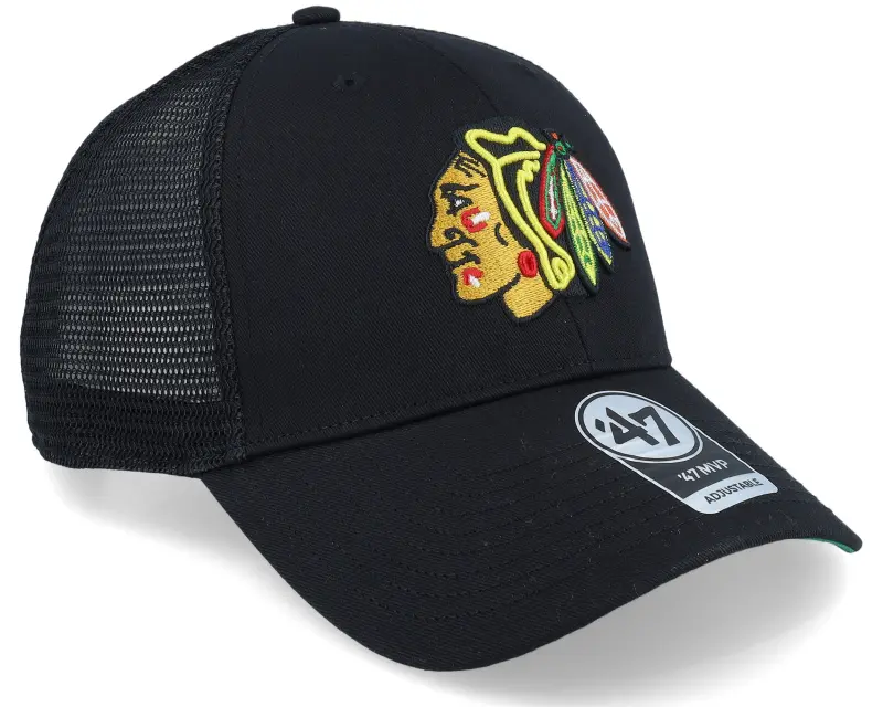 47 Brand Chicago Blackhawks Branson Black Trucker online