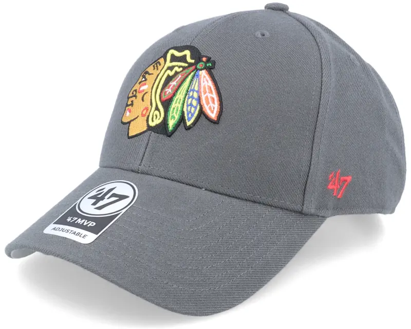 47 Brand Chicago Blackhawks NHL MVP Charcoal Adjustable online