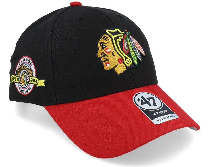 47 Brand Chicago Blackhawks NHL Sure Shot ’47 Mvp Black/Red Adjustable online