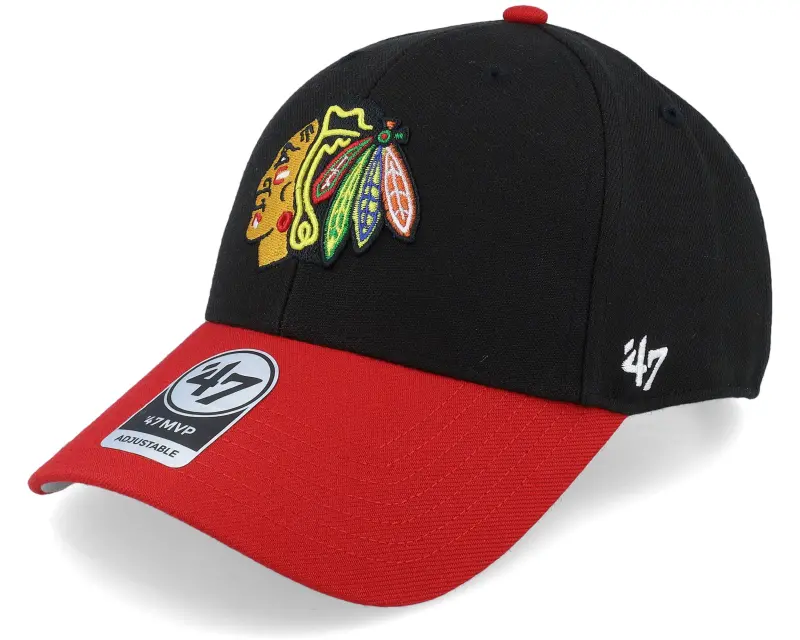 47 Brand Chicago Blackhawks NHL Sure Shot ’47 Mvp Black/Red Adjustable online