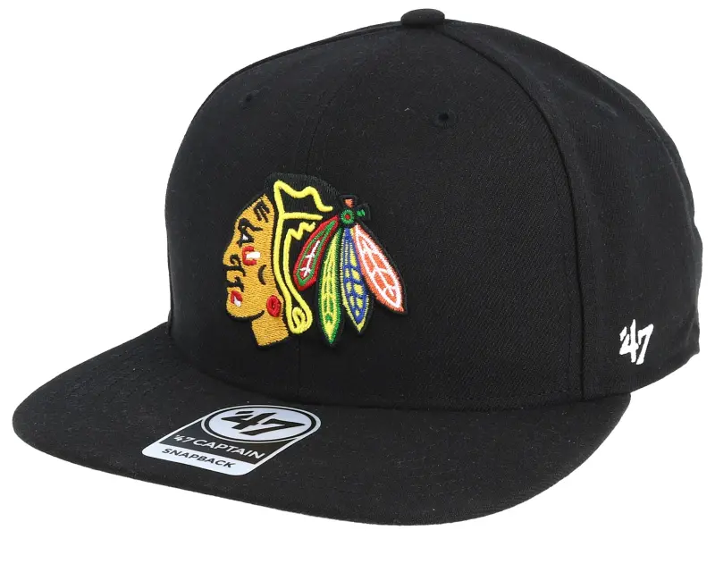 47 Brand Chicago Blackhawks No Shot 47 Captain Black Snapback online