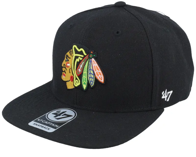 47 Brand Chicago Blackhawks Sure Shot Black Snapback online