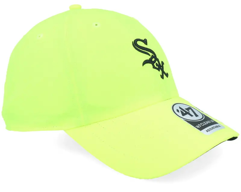 47 Brand Chicago White Sox MLB 47 Clean Up Cap Neon Yellow Dad Cap online