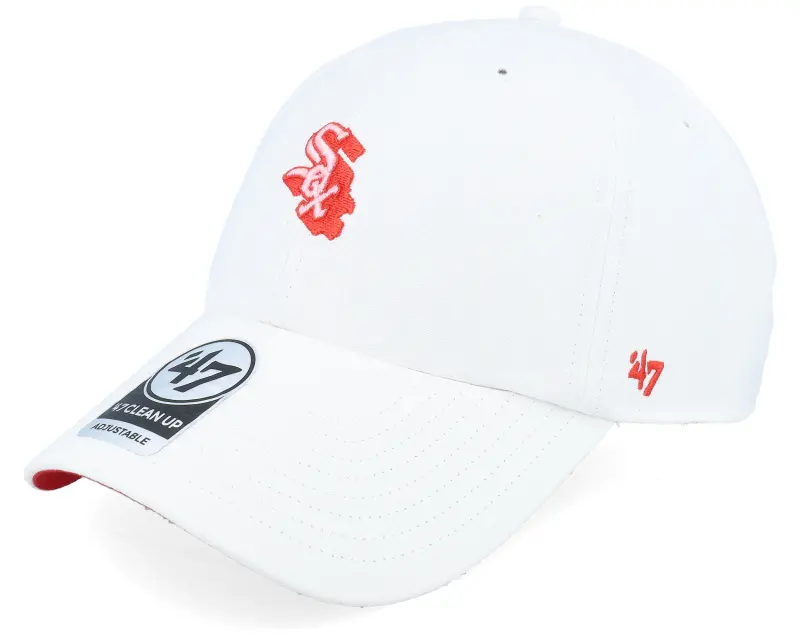 47 Brand Chicago White Sox MLB Shop 47 Clean Up C.w.s White/Red Dad Cap online