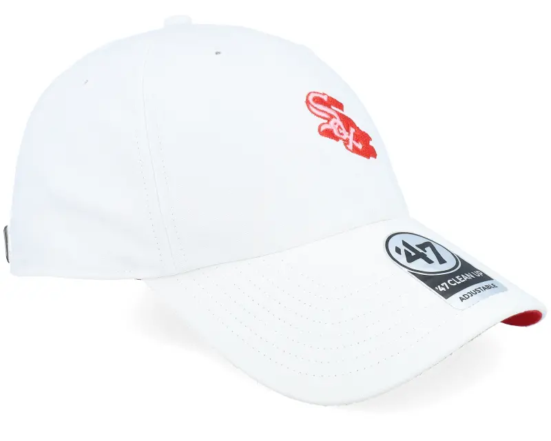 47 Brand Chicago White Sox MLB Shop 47 Clean Up C.w.s White/Red Dad Cap online