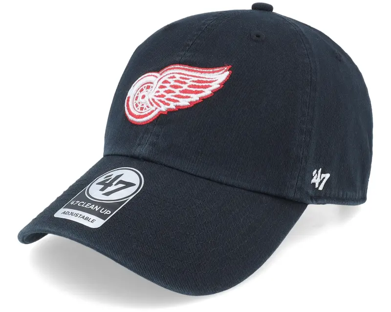 47 Brand Detroit Red Wings Clean Up Black Dad Cap online