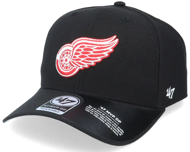 47 Brand Detroit Red Wings Cold Zone Mvp DP Black/Red Adjustable online