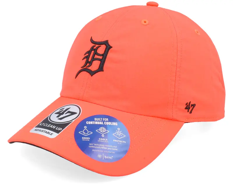 47 Brand Detroit Tigers MLB 47 Clean Up Neon Red Dad Cap online