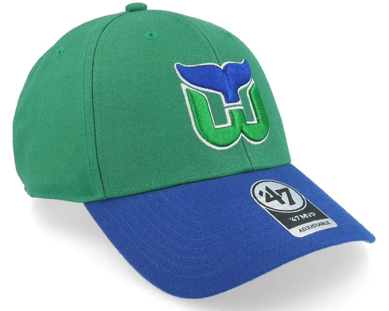 47 Brand Hartford Whalers Two Tone Mvp Green/Blue Adjustable online