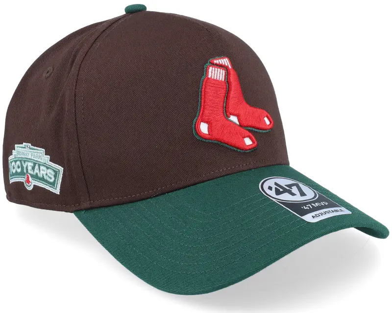 47 Brand Hatstore Exclusive x Boston Red Sox Coops Sure Shot Mvp Dt Brown/Dark Green A-Frame Adjustable online