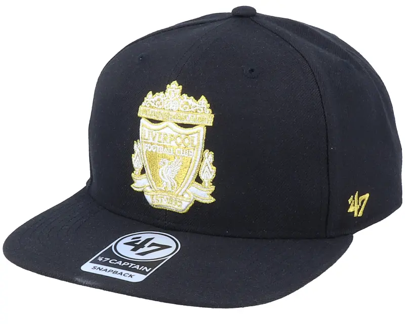 47 Brand Hatstore Exclusive x Liverpool Captain No Shot Metallic Black Snapback online