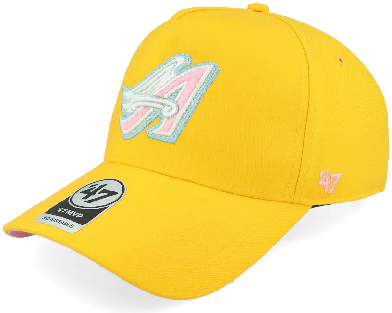 47 Brand Hatstore Exclusive x Los Angeles Angels Sure Shot Mvp Yellow Gold A-Frame Adjustable online