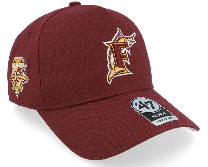 47 Brand Hatstore Exclusive x Miami Marlins Dark Maroon A-Frame Adjustable online