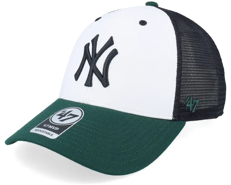 47 Brand Hatstore Exclusive x New York Yankees Branson Tri Tone MVP White/Forrest/Black Trucker online