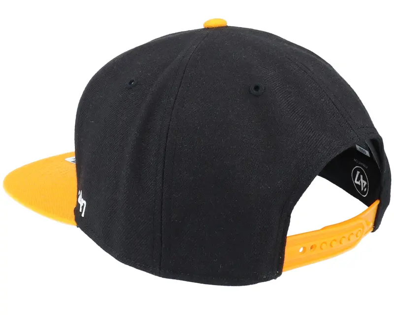 47 Brand Hatstore Exclusive x Vancouver Canucks Sure Shot Two Tone Captain Black/Yellow Snapback online