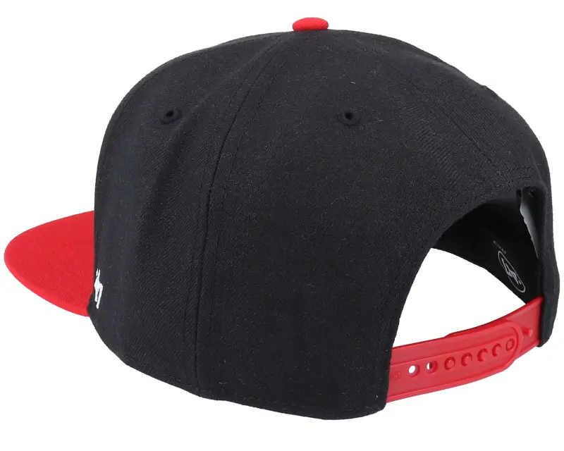 47 Brand Hatstore Exclusive x Winnipeg Jets Sure Shot Two Tone Captain Black/Red Snapback online