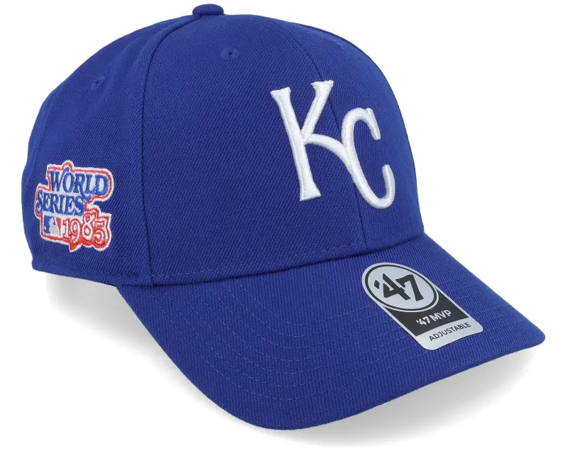 47 Brand Kansas City Royals World Series Sure Shot Mvp Royal Blue Adjustable online
