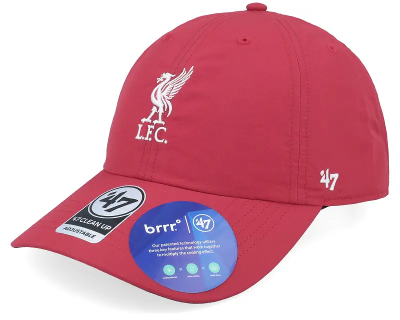 47 Brand Liverpool Epl-brrr Clean Up Cap Red Dad Cap online