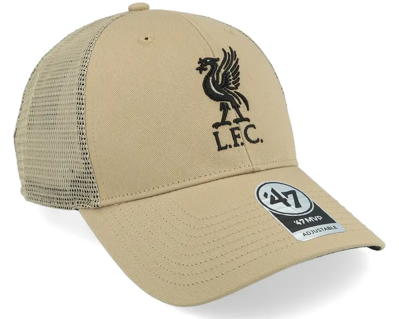 47 Brand Liverpool Fc Epl Branson Mvp Khaki Trucker online