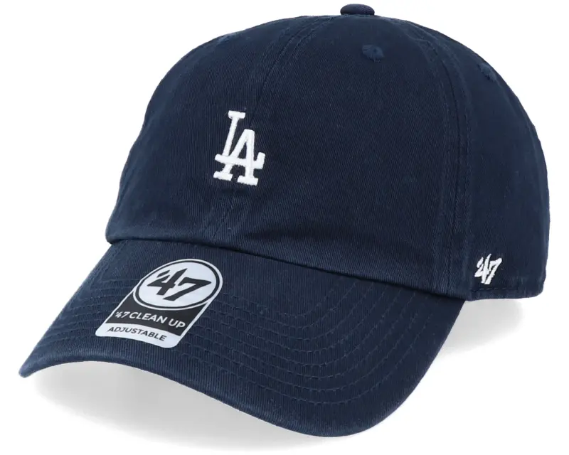 47 Brand Los Angeles Dodgers Base Runner Clean Up Navy/White Adjustable online