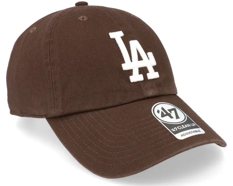 47 Brand Los Angeles Dodgers Clean Up Brown Dad Cap online
