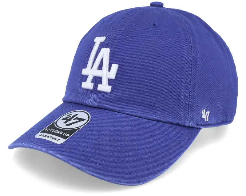 47 Brand Los Angeles Dodgers Clean Up Royal Blue/White Dad Cap online